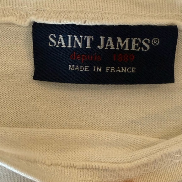 Saint James Breton Naval Striped Boatneck Top Size FR 34 - Picture 4 of 9